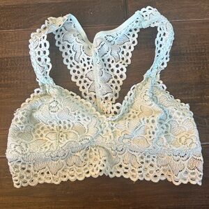 Aerie Lace Bralette in Soft Blue